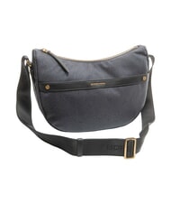 BORBONESE LUNA DOWNTOWN Sac bandouli&egrave;re ajustable Noir - Sacs pour Femme - 2
