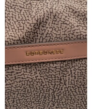 BORBONESE LUNA DOWNTOWN Sac bandouli&egrave;re ajustable op/poudre naturelle - Sacs pour Femme - 3