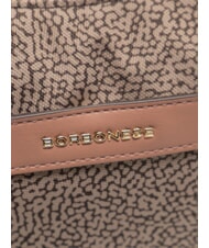 BORBONESE LUNA DOWNTOWN Mini sac bandouli&egrave;re op/poudre naturelle - Sacs pour Femme - 3