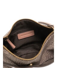 BORBONESE LUNA DOWNTOWN Mini sac bandouli&egrave;re op/poudre naturelle - Sacs pour Femme - 5