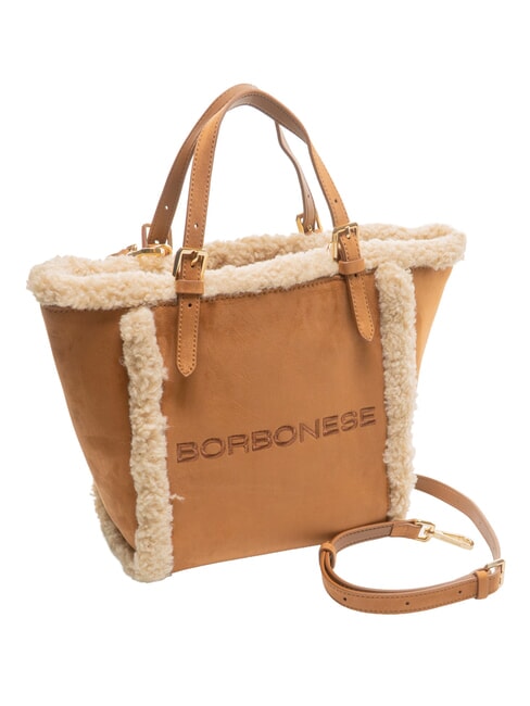 SUEDE LOGO Sac &agrave; main avec bandouli&egrave;re cuir - Sacs pour Femme