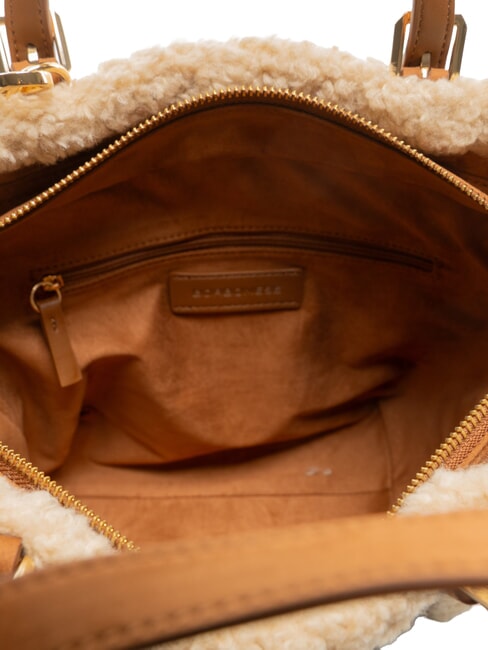 SUEDE LOGO Sac &agrave; main avec bandouli&egrave;re cuir - Sacs pour Femme