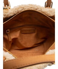 BORBONESE SUEDE LOGO Sac &agrave; main avec bandouli&egrave;re cuir - Sacs pour Femme - 5