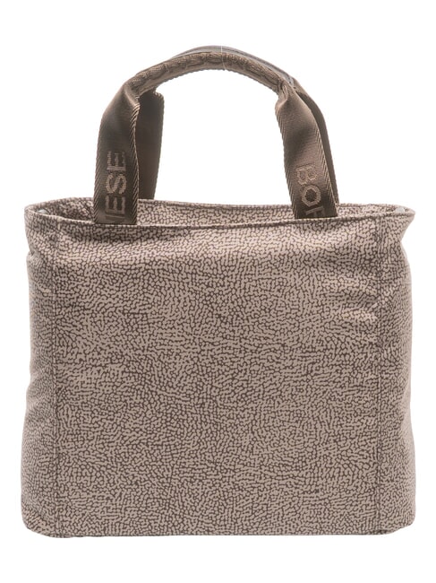 FLEXOS ZIP Sac &agrave; main avec bandouli&egrave;re naturel op/brun fonc&eacute; - Sacs pour Femme