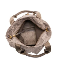 BORBONESE FLEXOS ZIP Sac &agrave; main avec bandouli&egrave;re naturel op/brun fonc&eacute; - Sacs pour Femme - 5