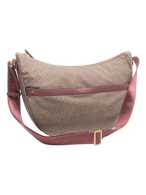 LUNA DOWNTOWN Sac bandouli&egrave;re ajustable naturel op/merlot - Sacs pour Femme