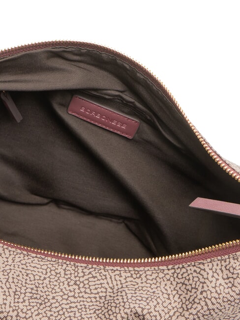 LUNA DOWNTOWN Sac bandouli&egrave;re ajustable naturel op/merlot - Sacs pour Femme