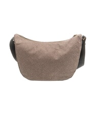 BORBONESE LUNA DOWNTOWN Sac bandouli&egrave;re ajustable op naturel / noir - Sacs pour Femme - 3