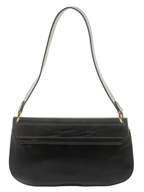 ERICA Sac bandouli&egrave;re en cuir black Gold - Sacs pour Femme