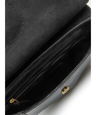 THE BRIDGE ERICA Sac bandouli&egrave;re en cuir black Gold - Sacs pour Femme - 5