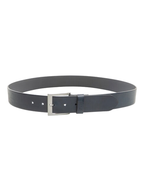 LOGO ceinture en cuir bleu - Ceintures