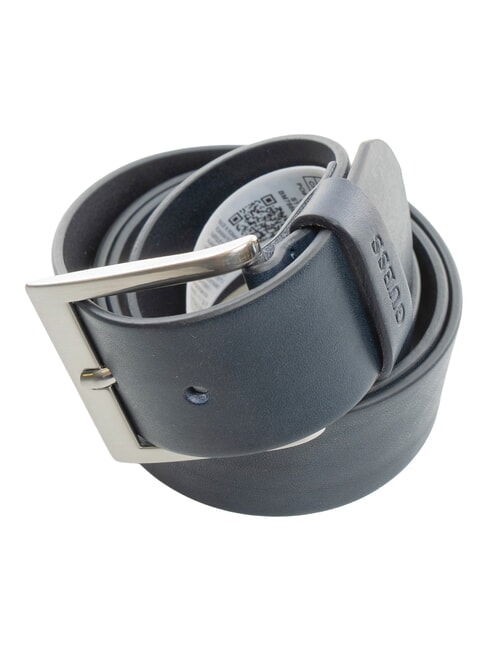 LOGO ceinture en cuir bleu - Ceintures