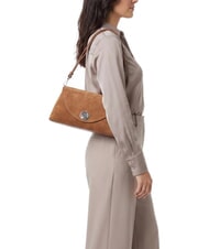 COCCINELLE NIKLA SUEDE BIMATERIAL sac bandouli&egrave;re - Sacs pour Femme