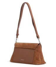 COCCINELLE NIKLA SUEDE BIMATERIAL sac bandouli&egrave;re Cognac - Sacs pour Femme - 3