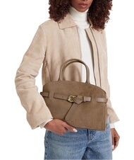 COCCINELLE SABINE SUEDE BICOLOR Sac &agrave; main avec bandouli&egrave;re - Sacs pour Femme