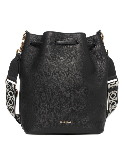 BEAT GENETRATION RIBBON sac seau en cuir Noir - Sacs pour Femme