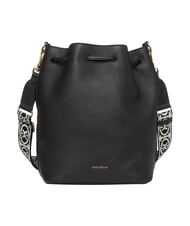 COCCINELLE BEAT GENETRATION RIBBON sac seau en cuir Noir - Sacs pour Femme - 3