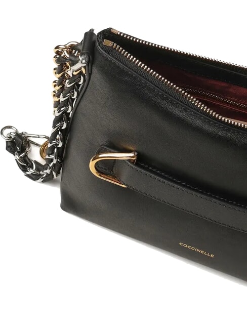 GRETEL PUFFY SM sac bandouli&egrave;re Noir - Sacs pour Femme