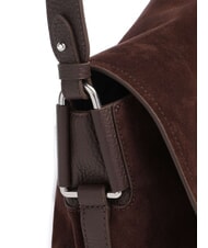 COCCINELLE REBEKKA SUEDE sac bandouli&egrave;re brunette - Sacs pour Femme - 3