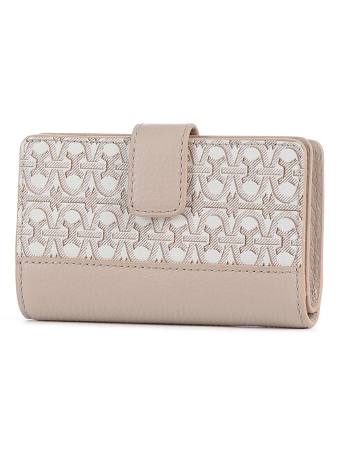 METALLIC COATED MONOGRAM Portefeuille mul.blanc/roset - Portefeuilles Femme
