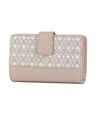 COCCINELLE METALLIC COATED MONOGRAM Portefeuille mul.blanc/roset - Portefeuilles Femme - 3
