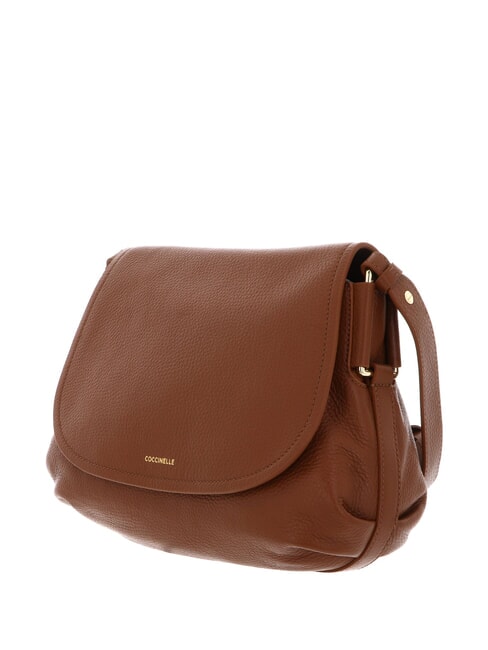 REBEKKA sac bandouli&egrave;re Cognac - Sacs pour Femme