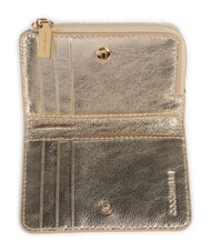 COCCINELLE METALLIC SMOOTH METAL portefeuille en cuir d'or - Portefeuilles Femme - 2