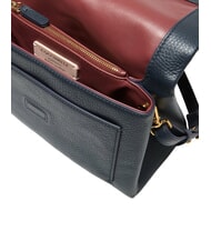 COCCINELLE DORIAN  Sac bandouli&egrave;re, en cuir bleu nuit - Sacs pour Femme - 4