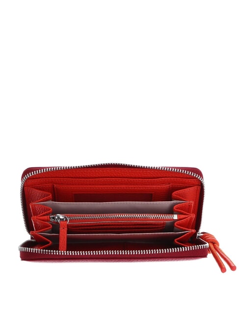 MYRTHA MAXI LOG Grand portefeuille en cuir zipp&eacute; herbe gr / mos gr - Sacs pour Femme