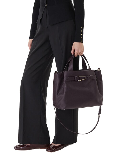 MALORY Sac &agrave; main avec bandouli&egrave;re prunes - Sacs pour Femme
