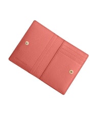 COCCINELLE METALLIC SOFT Portefeuille en cuir argile rose - Portefeuilles Femme - 2