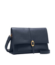COCCINELLE DORIAN Sac bandouli&egrave;re en cuir martel&eacute; bleu nuit - Sacs pour Femme - 2