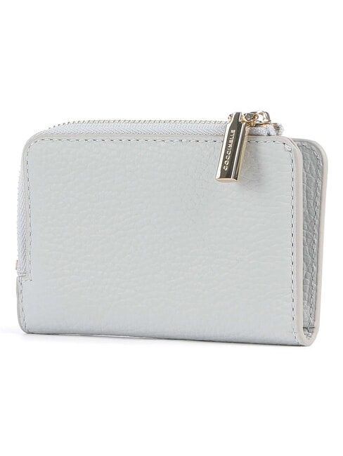 METALLIC SOFT Porte-cartes en cuir neige - Portefeuilles Femme