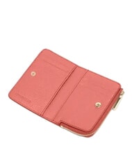 COCCINELLE METALLIC SOFT Porte-cartes en cuir argile rose - Portefeuilles Femme - 2