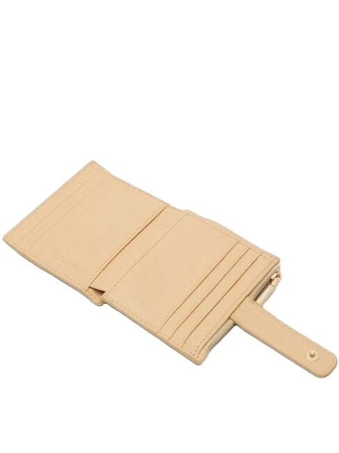 METALLIC SOFT Mini portefeuille en cuir bouleau - Portefeuilles Femme