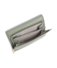 COCCINELLE METALLIC SOFT Portefeuille &agrave; deux volets en cuir martel&eacute; verdure - Portefeuilles Femme - 3