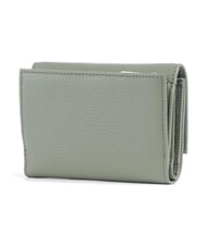 COCCINELLE METALLIC SOFT Portefeuille &agrave; deux volets en cuir martel&eacute; verdure - Portefeuilles Femme - 4