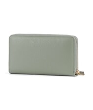 COCCINELLE METALLIC SOFT Portefeuille zipp&eacute; en cuir textur&eacute; verdure - Portefeuilles Femme - 3