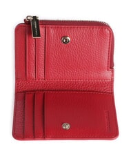 COCCINELLE METALLIC SOFT Porte-cartes en cuir rubis - Portefeuilles Femme - 2