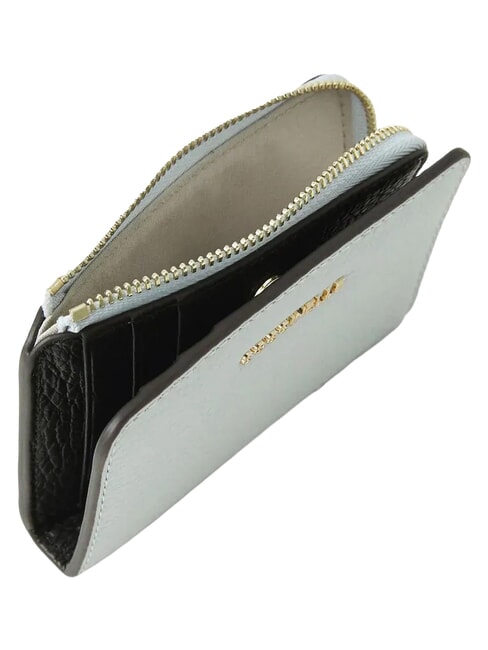 METALLIC TRICOLOR Porte-feuille en cuire neige/cognac/noir - Portefeuilles Femme