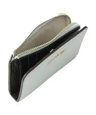 COCCINELLE METALLIC TRICOLOR Porte-feuille en cuire neige/cognac/noir - Portefeuilles Femme - 3