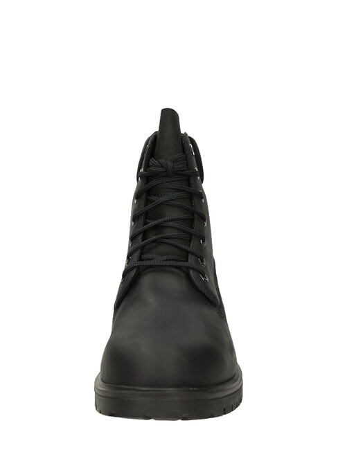 25 Bottines en cuir &agrave; lacets noir pleine fleur - Chaussures Homme