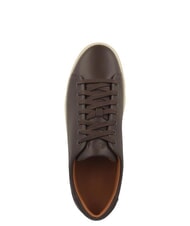 TIMBERLAND DOR PARK Baskets en cuir pleine fleur marron fonc&eacute; - Chaussures Homme - 3