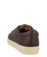 TIMBERLAND DOR PARK Baskets en cuir pleine fleur marron fonc&eacute; - Chaussures Homme - 4