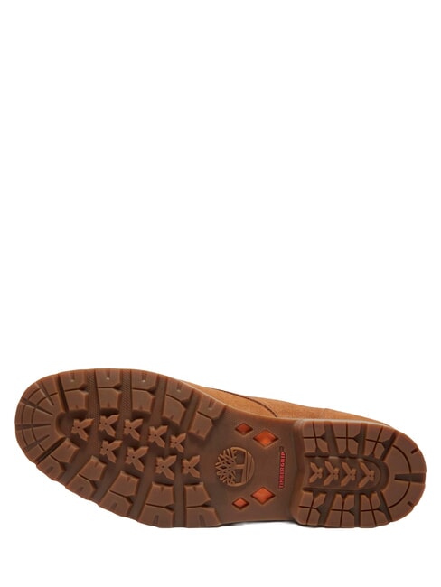BRITTON SQUARE Bottine basse &agrave; lacets en cuir daim rouille - Chaussures Homme