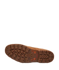 TIMBERLAND BRITTON SQUARE Bottine basse &agrave; lacets en cuir daim rouille - Chaussures Homme - 6