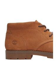 TIMBERLAND BRITTON SQUARE Bottine basse &agrave; lacets en cuir daim rouille - Chaussures Homme - 7