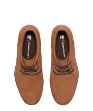 TIMBERLAND BRITTON SQUARE Bottine basse &agrave; lacets en cuir daim rouille - Chaussures Homme - 3