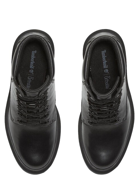 ALLINGTON bottines hautes en cuir Jetblack - Chaussures Femme