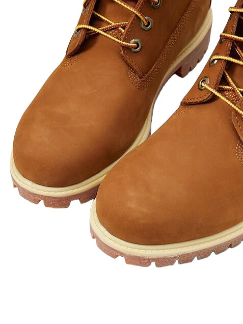 PREMIUM Bottines en cuir &agrave; lacets orange - Chaussures Homme